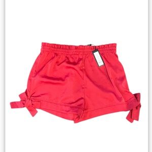Romeo & Juliet Couture Red Silky Shorts Size Large